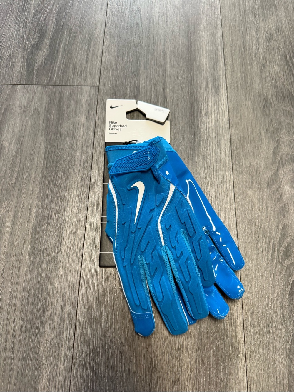 80$ Nike Superbad 7.0 Football Gloves Teal HF0311-406 Men’s Size XL New